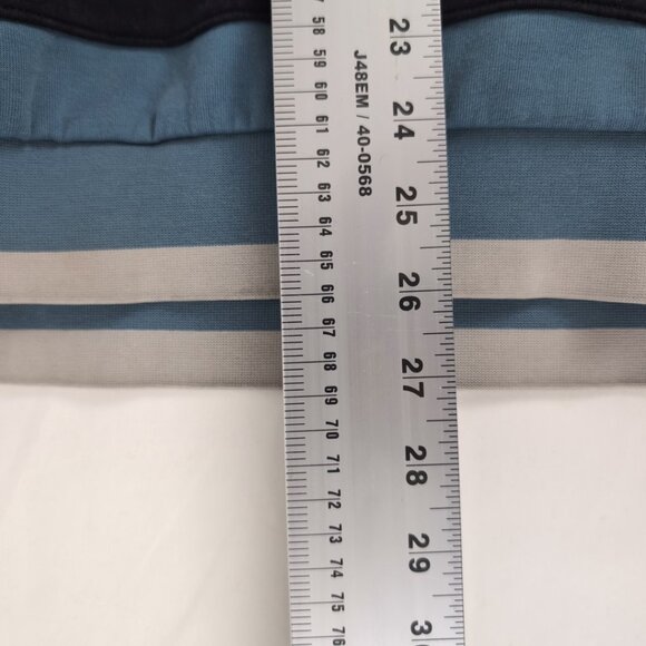 Lacoste Men's Navy Crewneck Pullover Blue/Grey Sleeve Detail, XL - Picture 7 of 7